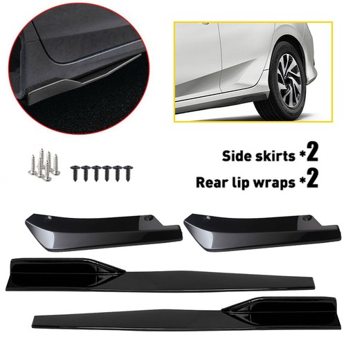 Splitters lip rear - 4x,